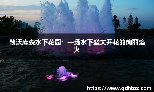 勒沃库森水下花园：一场水下盛大开花的绚丽焰火