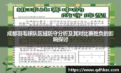 成都羽毛球队区域防守分析及其对比赛胜负的影响探讨